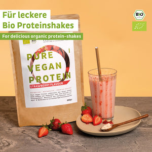 
                  
                    Carregue a imagem no visualizador da galeria, Organic Vegan Protein Powder Strawberry without Soy
                  
                